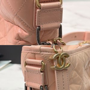 CHANEL SMALL GABRIELLE, Pink/Gold 20390