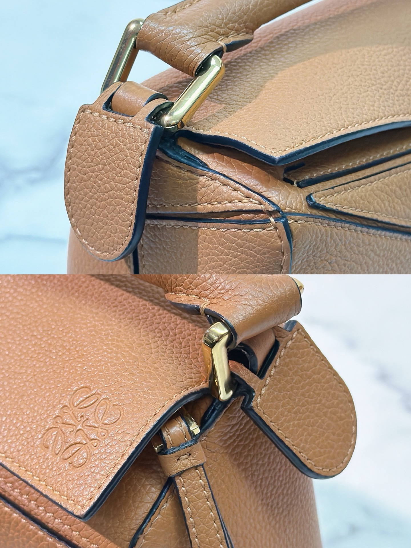20408_05 LOEWE SMALL PUZZLE EDGE BAG 20408